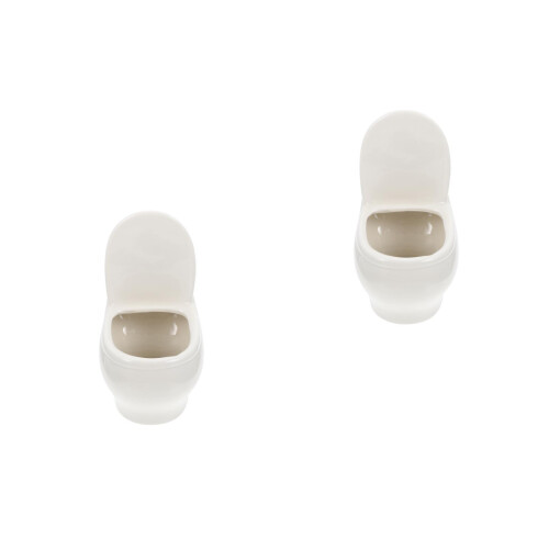 2Pièces Pot À Fleurs Céramique Design Closestool