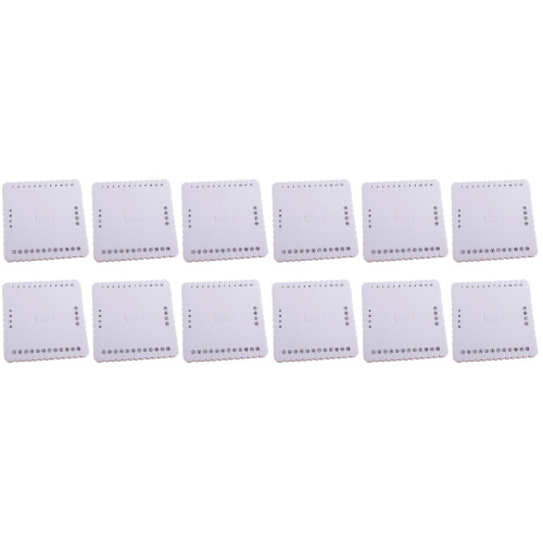 12Pièces Tablettes Blanches Pour Artisanat Bracelets