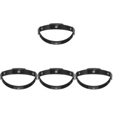 4Pièces Fixateurs Visor Casque Extérieur Noir Résistant Pièce