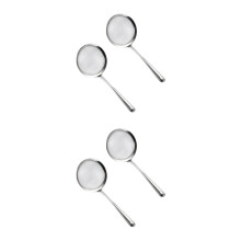 4Pièces Passoires Acier Argent Cuisine Quotidienne
