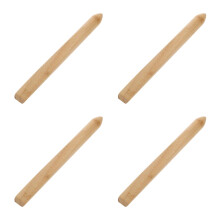 4Pièces Fouet À Pâte En Bois Khaki Pour Rapide En Cuisine