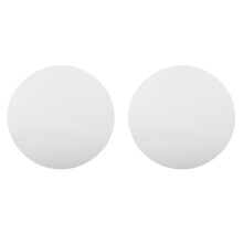 2Pièces Plateau Miroir Argenté Organiseur Bijoux Cosmétiques Décor