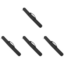 4Pièces -Flûte Bambou Noir Sac Organisateur