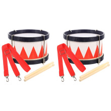 2Ensembles Kit Tambour Bois Instrument Éducatif &