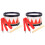 2Ensembles Kit Tambour Bois Instrument Éducatif & 1