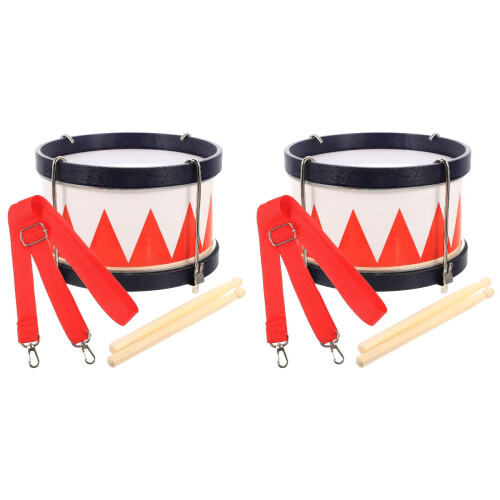 2Ensembles Kit Tambour Bois Instrument Éducatif &