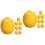 16Pièces Mini Citrons Simulation Résine Décor Etagère 1
