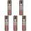 5Ensembles Rose Portable Fourchette, Étui 1