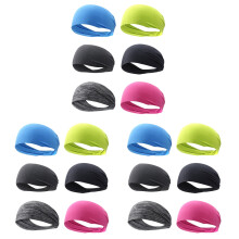 18Pièces Bandeaux Absorbant Transpiration Pour Fitness