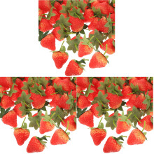 135Pièces Faux Décor Maison Photo Vivant Rouge