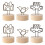 30Pièces Clips Message Créatifs Bois Et Métal Fixation Photos 1