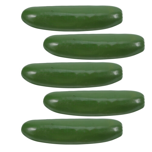 5Pièces Décorations Concombres Vert Faux Pour Cuisine