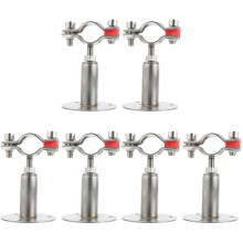 6Pièces Clips Fixation Tuyau Acier Inox Durable Pour Usage Automobile