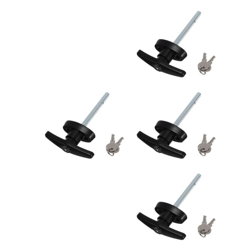4Pièces Serrure De T-Robinets Pour Armoire Robuste