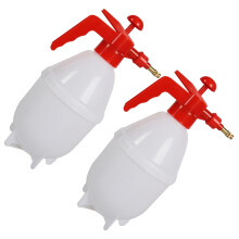4Pièces Pulvérisateur Pression Jardin Main Rouge Nozzle Ajustable
