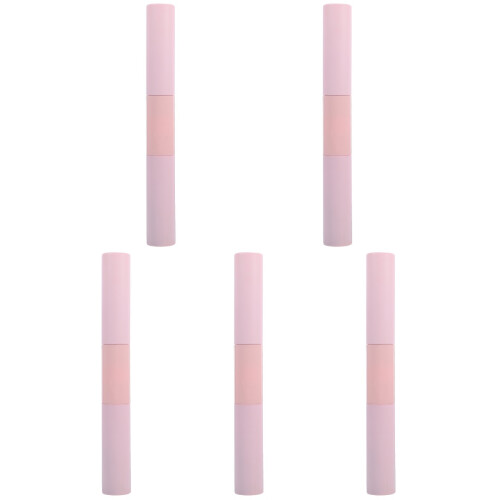 5Pièces Colle Cils Rose Multiusage Double Embout Pour
