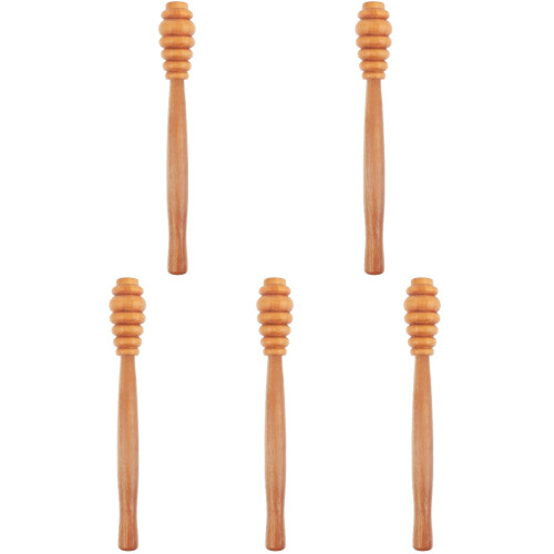 5Pièces Miel Bâtons Bois Érable Design Ergonomique Kitchen