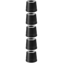5Pièces Porte-Rasoir Métal Noir Pour , Base Durable Et Stylée