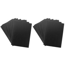 20Pièces Mousse Noires Rigides Pour Création Et Éducation
