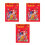 3Pièces Calendrier Chinois Mural Rouge 2026 Tear-Off 1