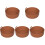 5Pièces Coussin Silicone Friteuse Antiadhésif Réutilisable 1