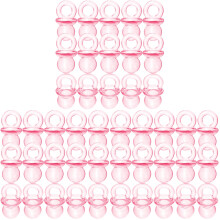 300Pièces Mini Sucettes Bébé Décoration Rose Pour Fête