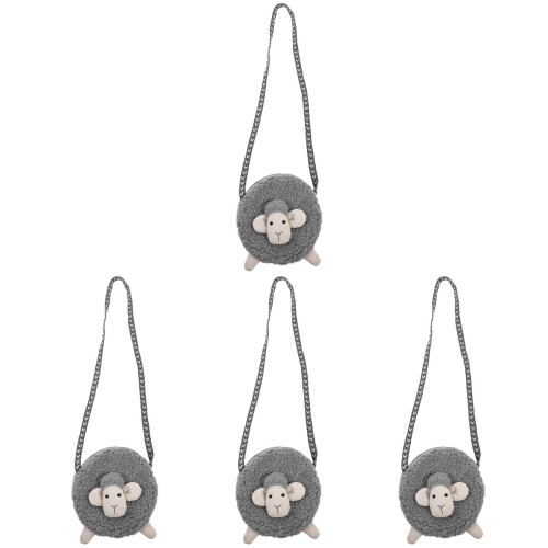 4Pièces -Monnaie Coton Sac Petites Change Bag