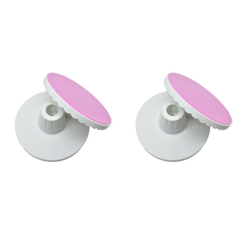2Pièces Base Gâteau Rose Révolvante Inclinable
