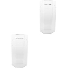 2Pièces Boîte De Rangement Transparente Pour Outils De