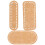 3Pièces Bases Beige En PU Pour Sac DIY Multifonction 1