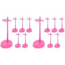 30Pièces Socle Pour Déco Base Large Et Durable Couleur Rose