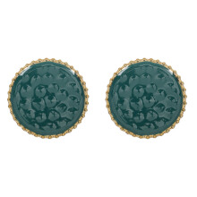 2Pièces Assiettes Rondes Céramique Vert Pour Service Snacks