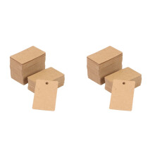 400Pièces Cartes Kraft Beige Épaisse Pour Faits Main