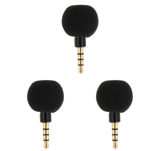 3Pièces Microphones À Main Durables Pour Chants Et