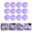 50Pièces Pots Crème Violet Design Champignon Pour Toilettes 10
