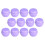50Pièces Pots Crème Violet Design Champignon Pour Toilettes 11
