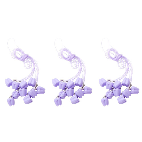 30Pièces Boîtes Conservatrices Violet Dents De Lait Bébé 2