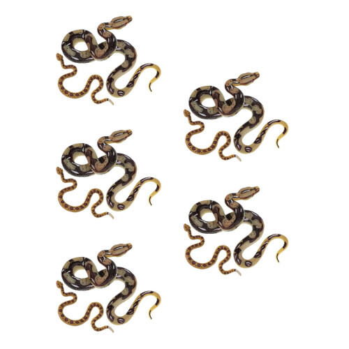 10Pièces Serpents Faux Prop Simulation Effrayants Décoration Halloween