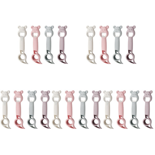20Pièces Décapsuleur Polyvalent En Acier Inoxydable Couleurs Assorties