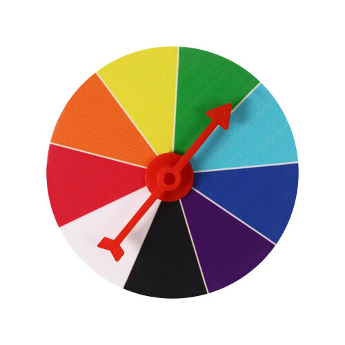 2Pièces Roulette Murale Compacte Multi Usage 9 Sections Pour Jeux
