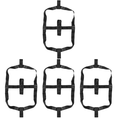 4Pièces Ceintures Fixation Roue Arrière Pour Transport Facile 1