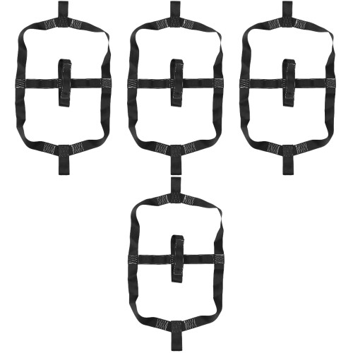 4Pièces Ceintures Fixation Roue Arrière Pour Transport Facile 2