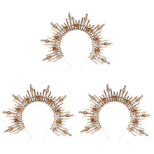 3St Opvallende Gouden Godinnen Kroon Diadeem Voor Lolita Stijl