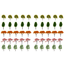 50Pièces Mini Arbres Décoratifs Artificiels Pour Paysage Table