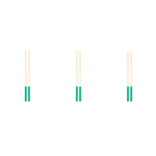 3Paren Praktische Groene Maple Drumsticks Voor Percussie Instrumenten