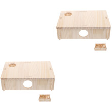 2Pièces Hamster Bois Clair