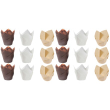 300St Premium Papieren Cake Wrappers in Diverse Kleuren Voor Feest
