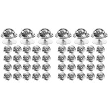 100Sets Sluiting Voor Enamel Pins Met Vlindergrip Voor Knutsels