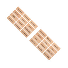 2Sets Gekleurde DIY Maandstempels Voor Kaartdecoratie