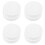 8Pièces Boîtes De Rangement Blanches Sécurisées En 4